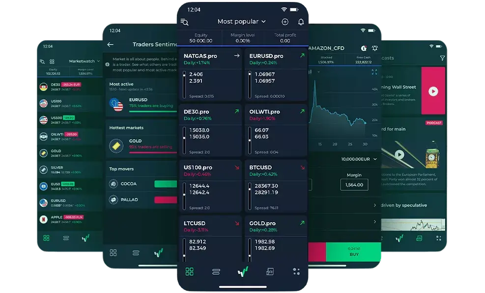Trader Ai Mobile app view